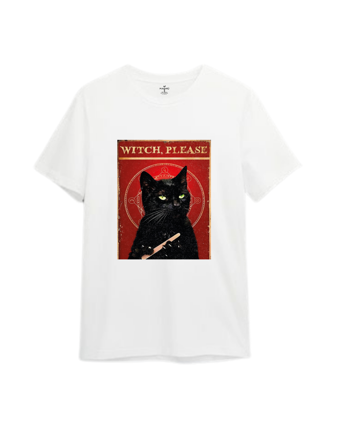 Camiseta witch please gato guayaquil maghu