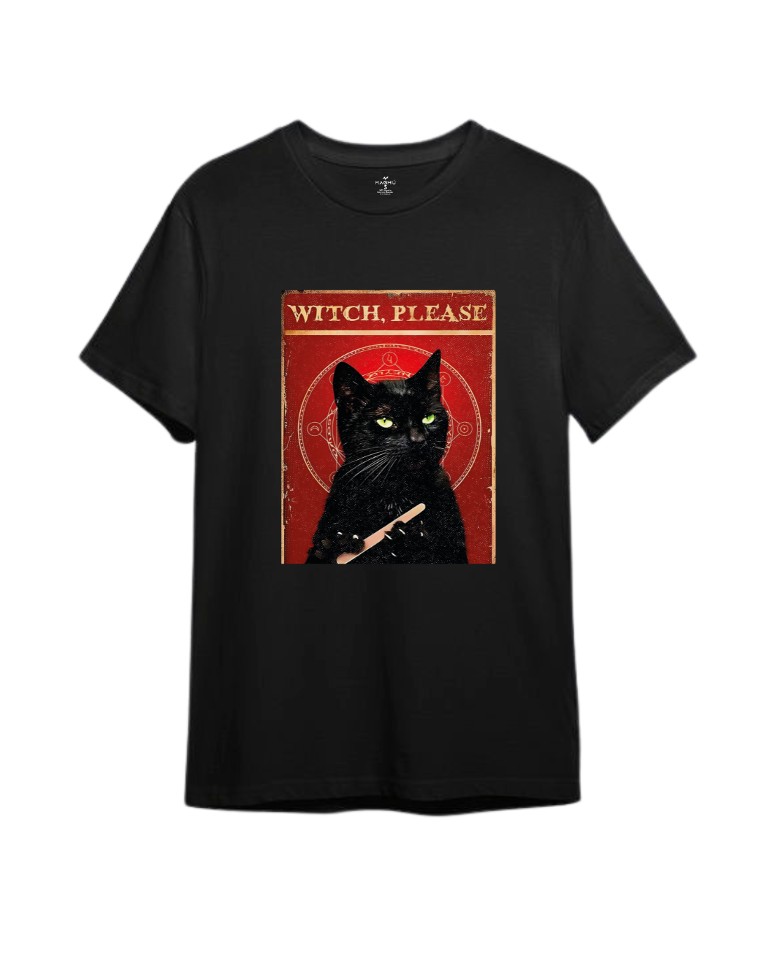 Camiseta witch please gato guayaquil maghu